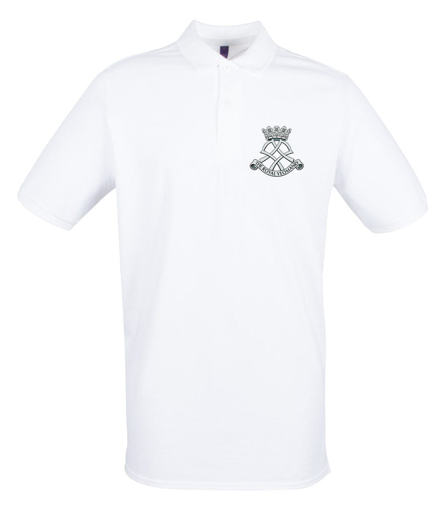 Royal Yeomanry Embroidered Pique Polo Shirt