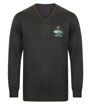 Royal Tank Regiment RTR Lightweight V Neck Sweater