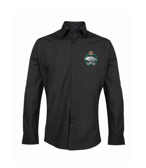 Royal Tank Regiment RTR Embroidered Long Sleeve Oxford Shirt