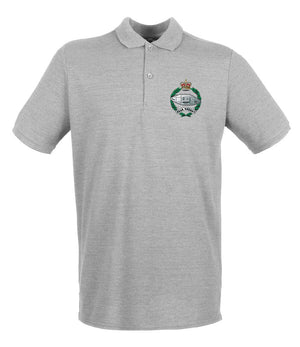 Royal Tank Regiment RTR Embroidered Pique Polo Shirt