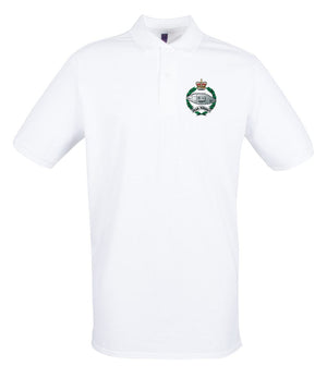 Royal Tank Regiment RTR Embroidered Pique Polo Shirt