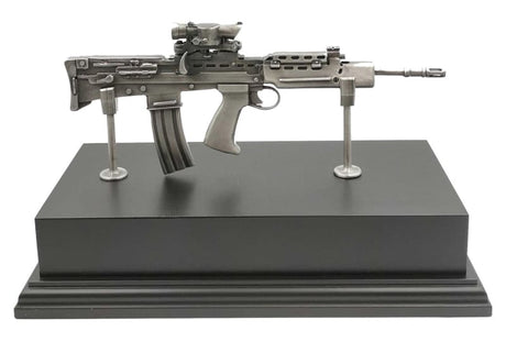 SA80 British Army Rifle Pewter Statue