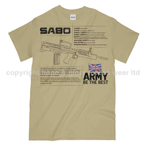 SA80 British Army Rifle Spec Printed T-Shirt