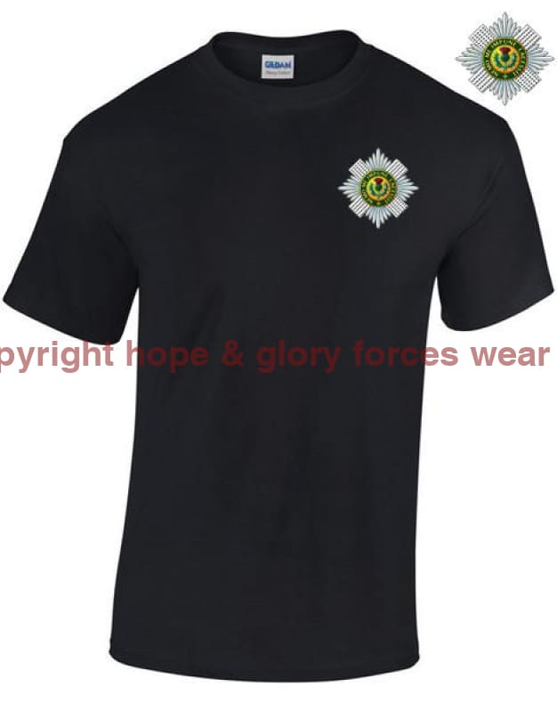 T-Shirt - The Scots Guards Embroidered T-Shirt