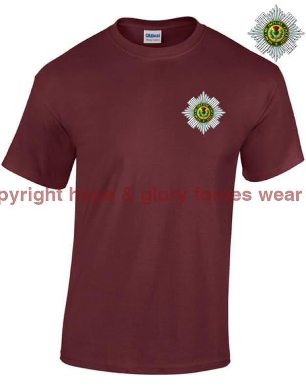 T-Shirt - The Scots Guards Embroidered T-Shirt