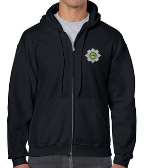 Scots Guards Unisex Full Zip Hoodie