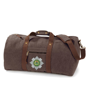 Scots Guards Vintage Canvas Holdall