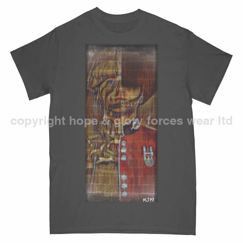 Scots Guards On Guard On OPS Art Printed T-Shirt