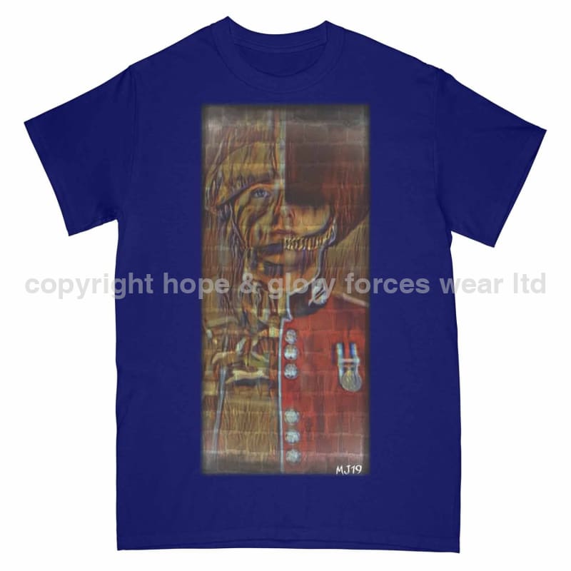 Scots Guards On Guard On OPS Art Printed T-Shirt