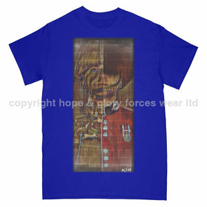 Scots Guards On Guard On OPS Art Printed T-Shirt