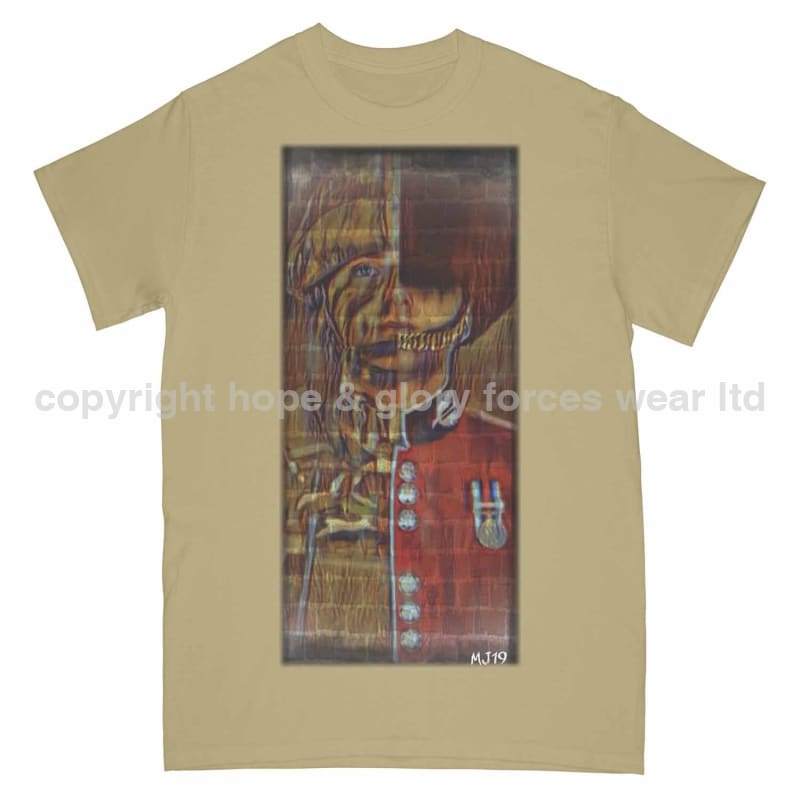 Scots Guards On Guard On OPS Art Printed T-Shirt