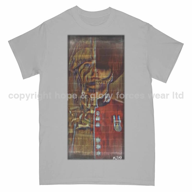 Scots Guards On Guard On OPS Art Printed T-Shirt