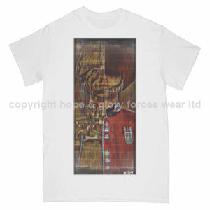 Scots Guards On Guard On OPS Art Printed T-Shirt