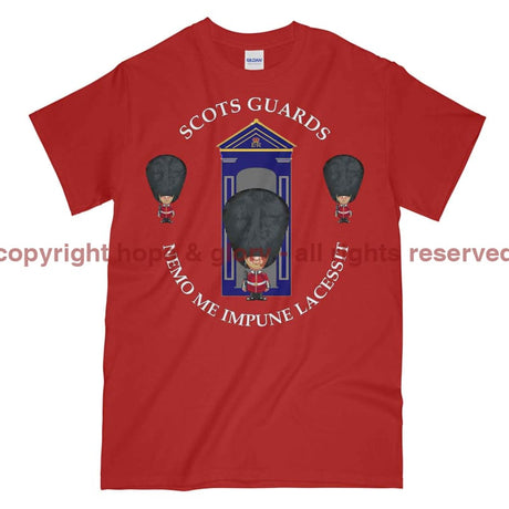 Scots Guards On Sentry Military Printed T-Shirt