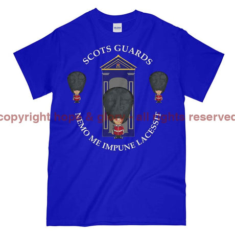 Scots Guards On Sentry Military Printed T-Shirt