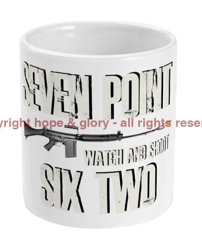 Seven Point Six Two Watch And Shoot Ceramic Mug Mugs