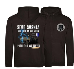 SFOR Bosnia Proud To Have Served Double Side Printed Hoodie