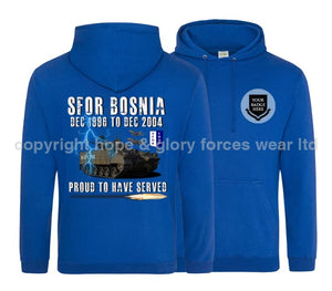 SFOR Bosnia Proud To Have Served Double Side Printed Hoodie