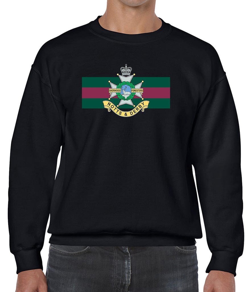 Sherwood Foresters Front Printed Sweater