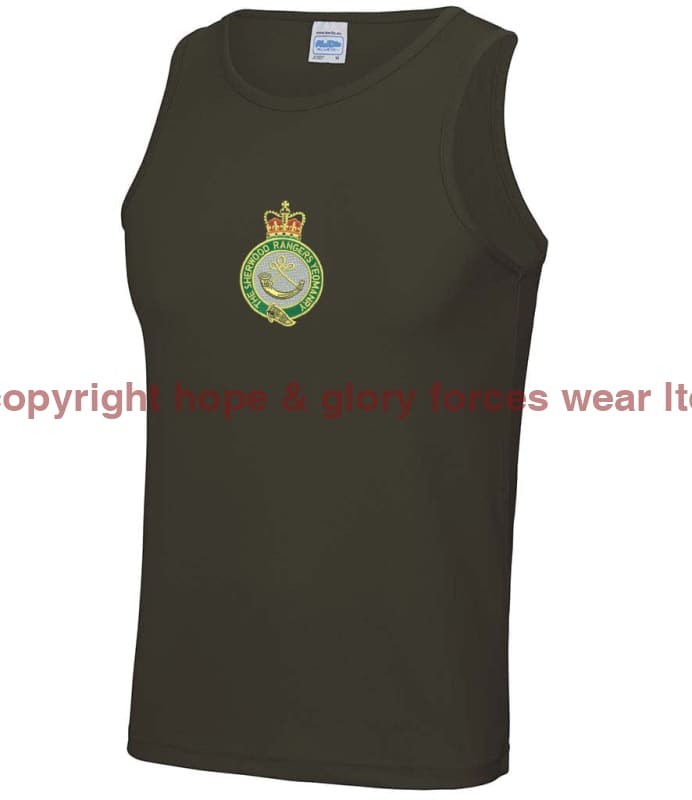 Sherwood Rangers Yeomanry Embroidered Sports Vest