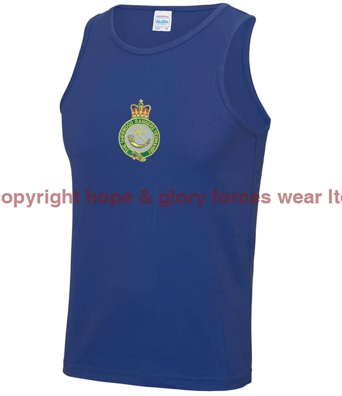 Sherwood Rangers Yeomanry Embroidered Sports Vest