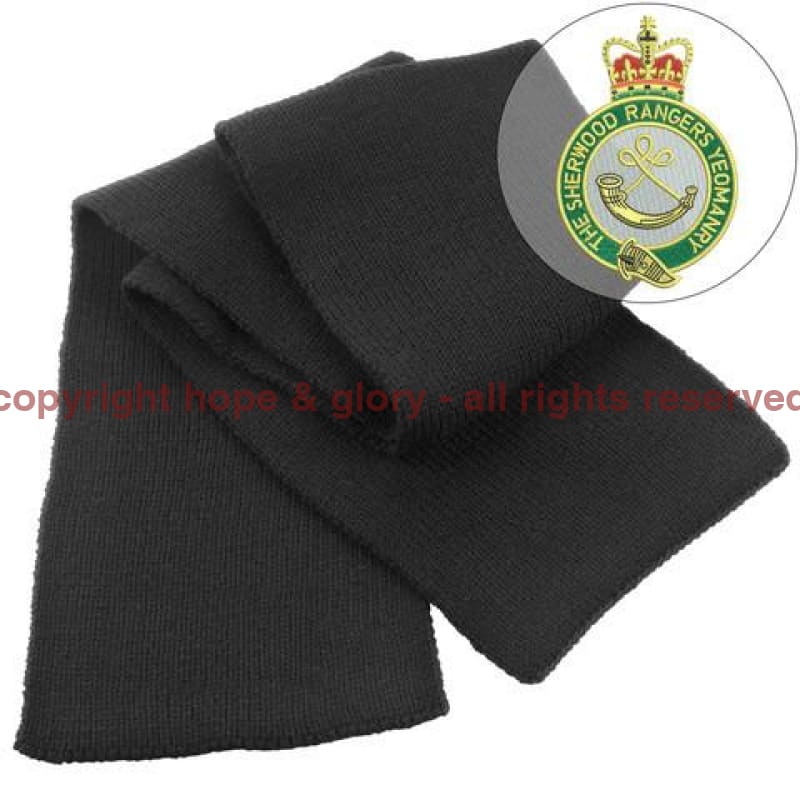 Scarf - Sherwood Rangers Yeomanry Heavy Knit Scarf