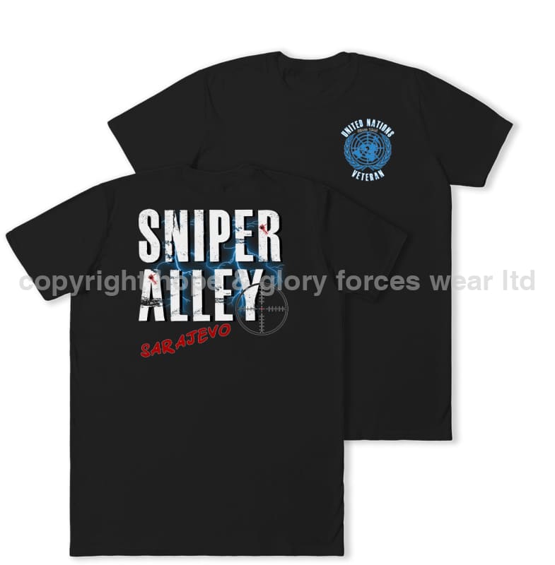 Sniper Alley Sarajevo Double Print T-Shirt