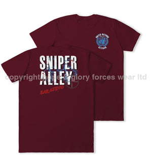 Sniper Alley Sarajevo Double Print T-Shirt