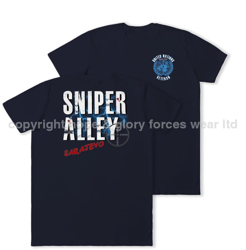 Sniper Alley Sarajevo Double Print T-Shirt