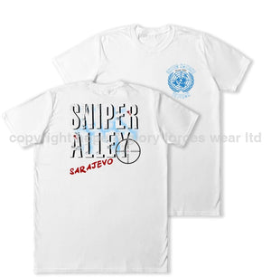 Sniper Alley Sarajevo Double Print T-Shirt