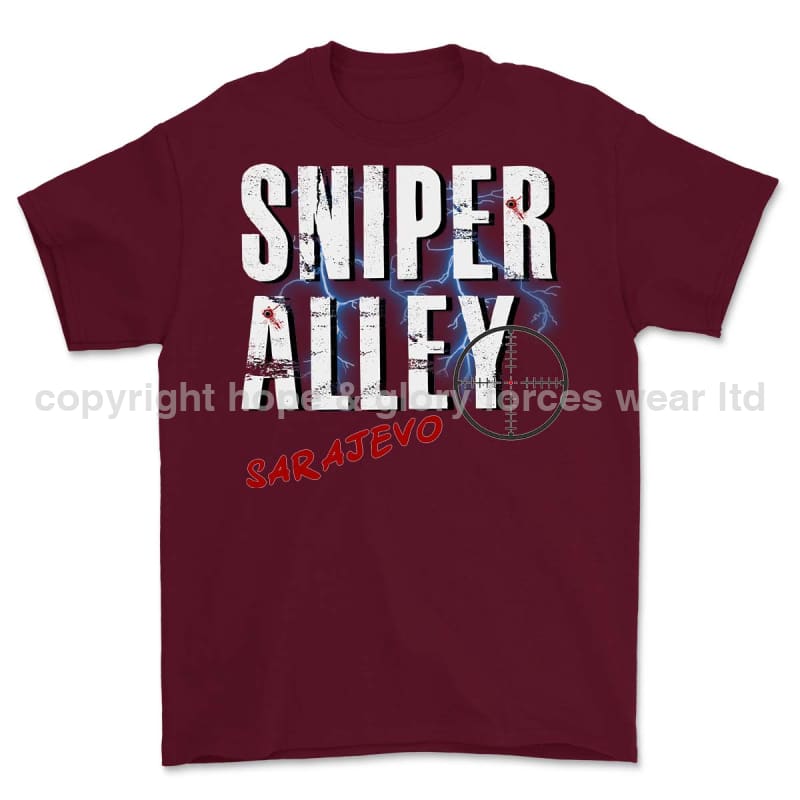 Sniper Alley Sarajevo Printed T-Shirt