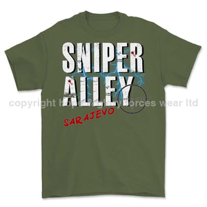 Sniper Alley Sarajevo Printed T-Shirt