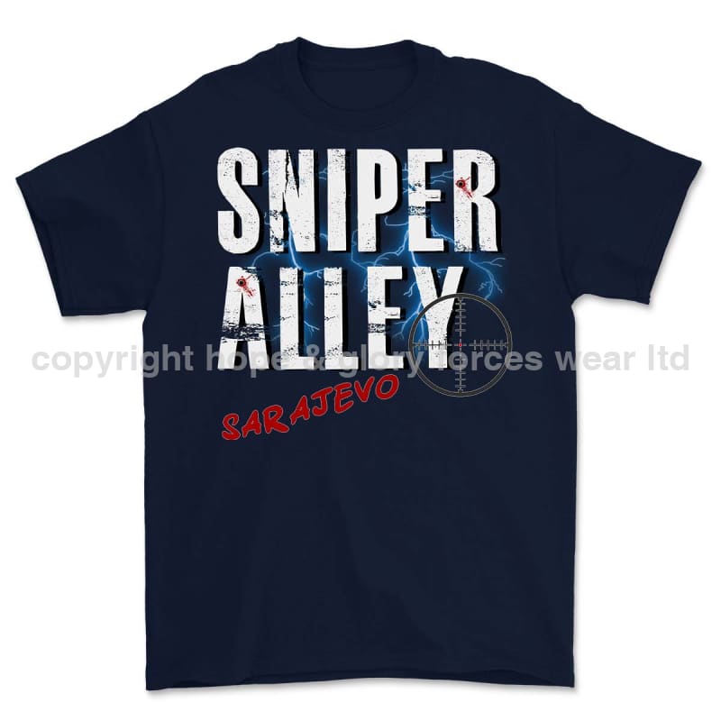 Sniper Alley Sarajevo Printed T-Shirt