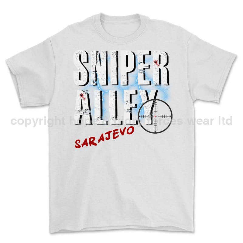 Sniper Alley Sarajevo Printed T-Shirt