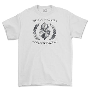 Strength and Honour Laurel Reaf Printed T-Shirt