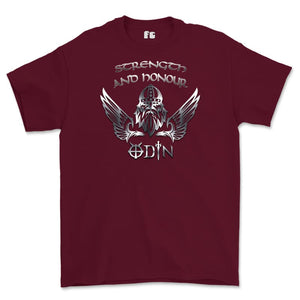 Strength and Honour Odin Printed T-Shirt