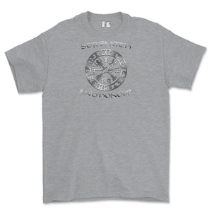 Strength and Honour Viking Compass Printed T-Shirt