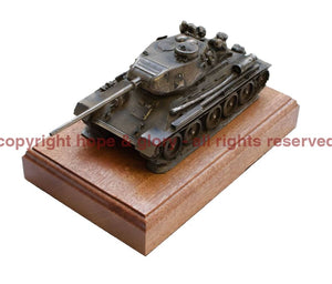 Military Statue - T-34 Medium Tank Cold Cast Bronze Military Statue Sculpture