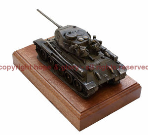 Military Statue - T-34 Medium Tank Cold Cast Bronze Military Statue Sculpture