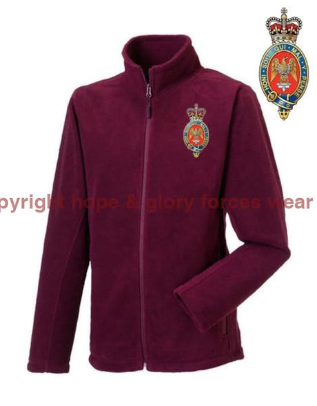 Fleece Jacket - The Blues And Royals Outdoor Fleece Jacket