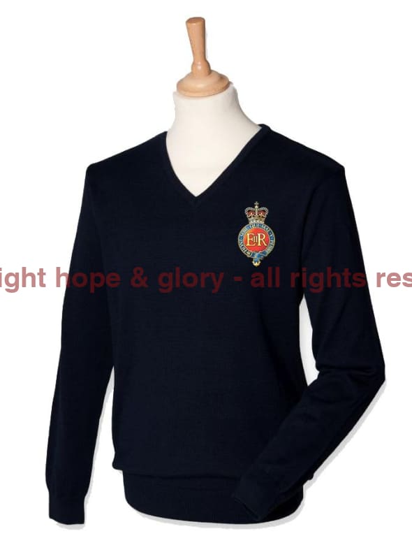 V Neck Sweater - The Household Cavalry Lightweight V Neck Sweater