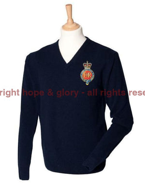 V Neck Sweater - The Household Cavalry Lightweight V Neck Sweater