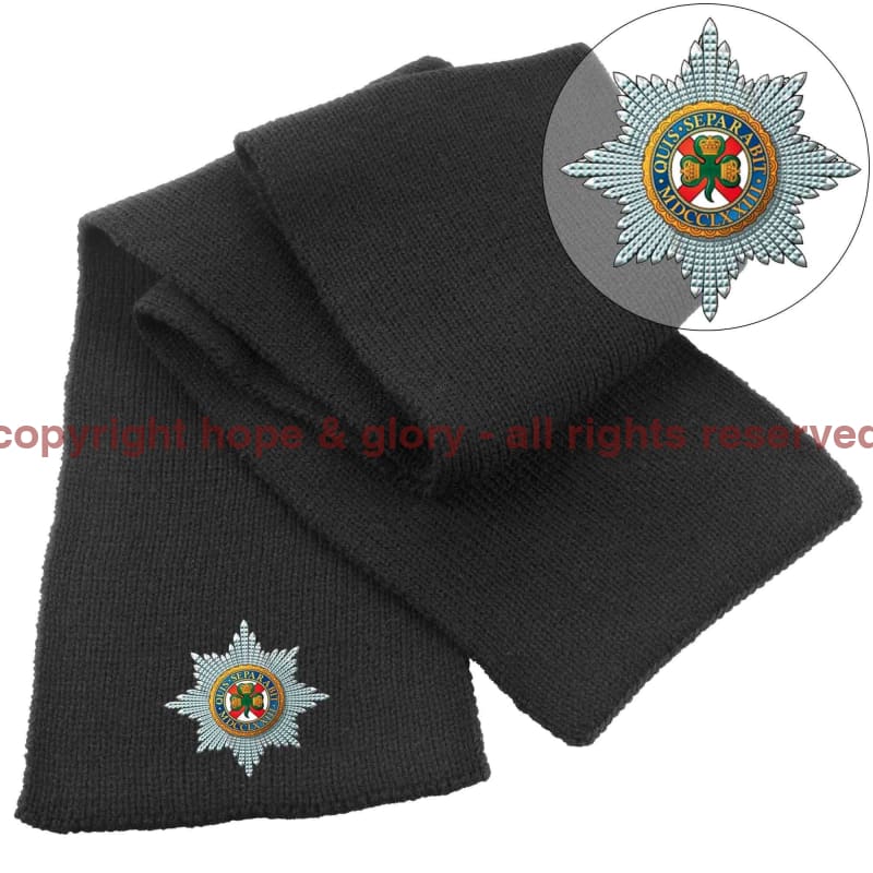 Scarf - The Irish Guards Heavy Knit Scarf