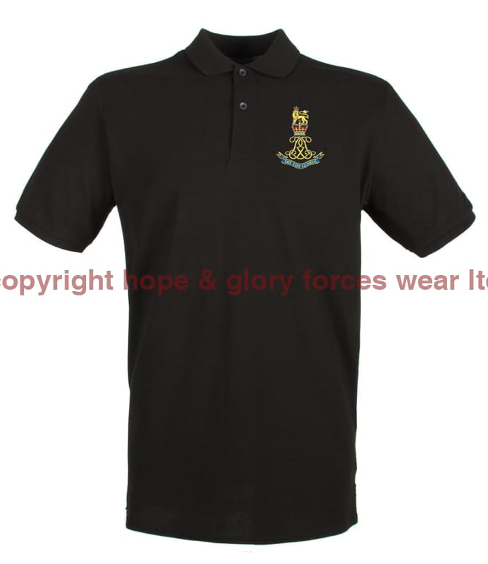 The Life Guards Embroidered Polo Shirt Small - 36 Inch Chest / Black Polo