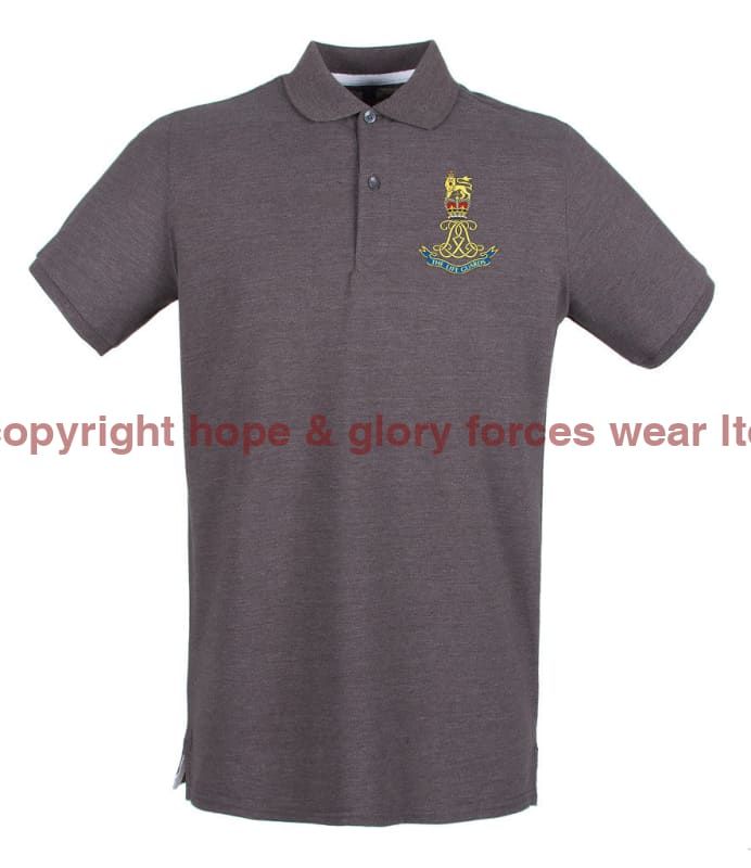 The Life Guards Embroidered Polo Shirt Small - 36 Inch Chest / Charcoal Polo