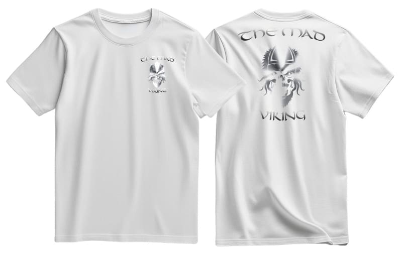 The Mad Viking Warrior Double Print T-Shirt