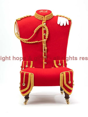 THE MAHARAJA Pipers Military Musicians Tunic Chair