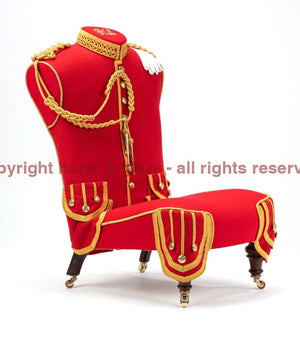 THE MAHARAJA Pipers Military Musicians Tunic Chair