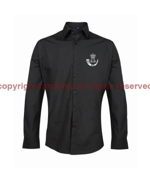 The Rifles Regiment Embroidered Long Sleeve Oxford Shirt