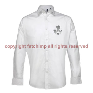 The Rifles Regiment Embroidered Long Sleeve Oxford Shirt